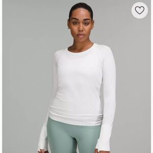 Lululemon Swiftly Tech Long Sleeve in White